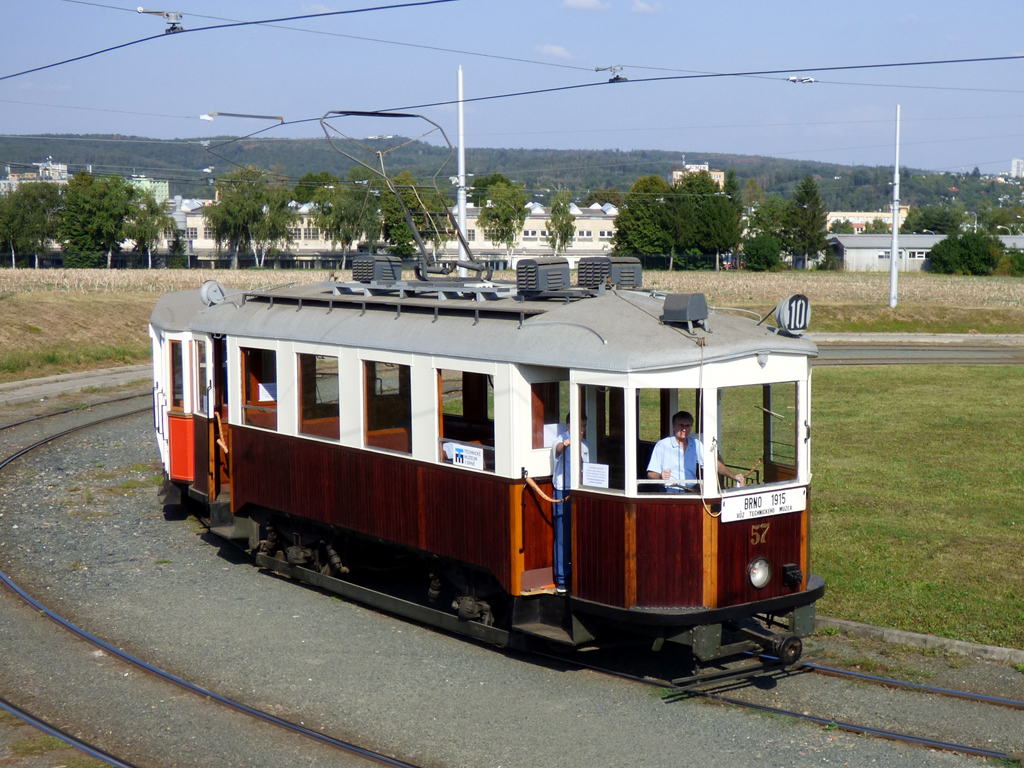 Brno, Stauding CMg Nr. 57; Brno — Streetparty 150 — 150 years of public transport in Brno celebrations