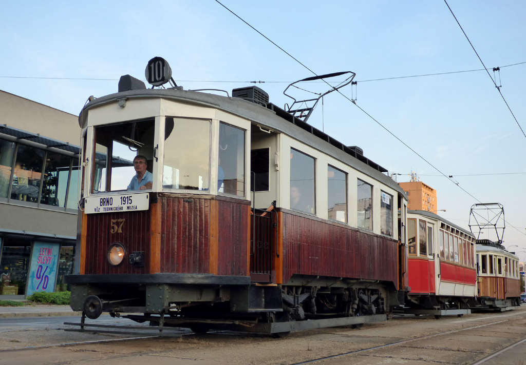 Brno, Stauding CMg Nr. 57; Brno — Streetparty 150 — 150 years of public transport in Brno celebrations
