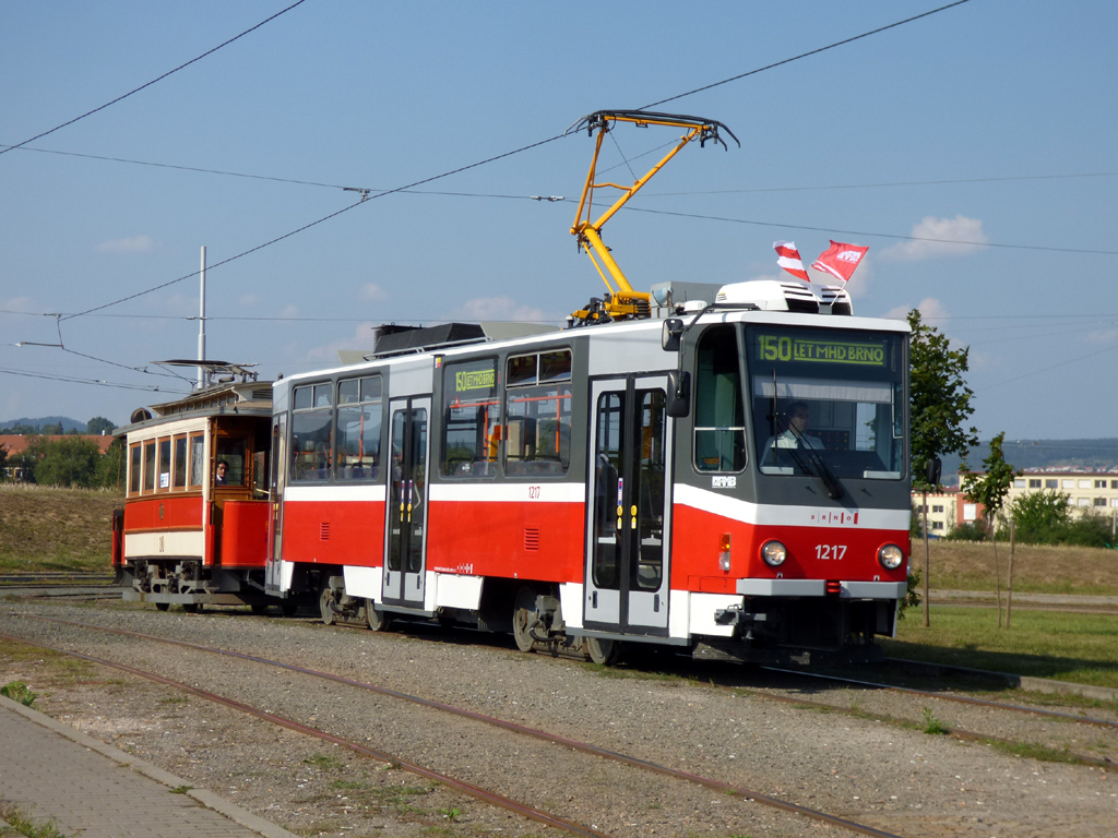 Brno, Tatra T6A5 č. 1217; Brno — Streetparty 150 — 150 years of public transport in Brno celebrations