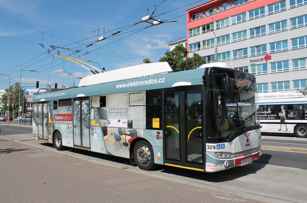 Пардубице, Škoda 26Tr Solaris III № 329