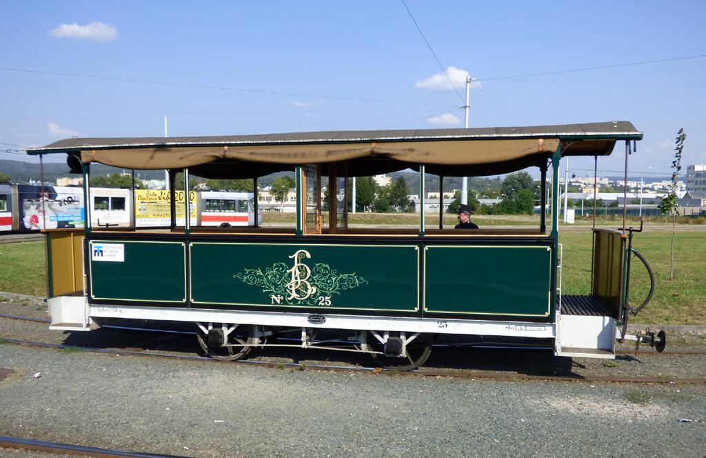 Брно, Двухосный прицепной Graz № 25; Брно — Streetparty 150 — празднование 150-летия городского транспорта в г. Брно