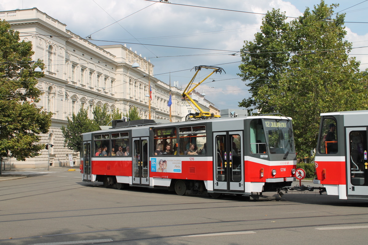 Brno, Tatra T6A5 № 1216