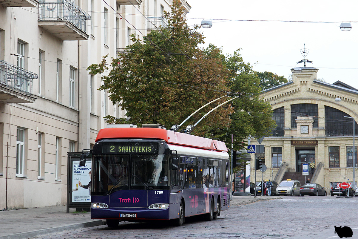 Вильнюс, Solaris Trollino II 15 AC № 1709