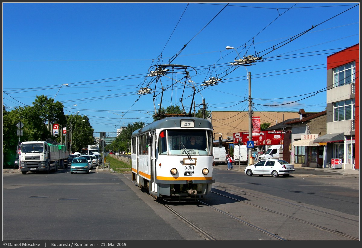 Бухарест - Илфов, Tatra T4R № 3361