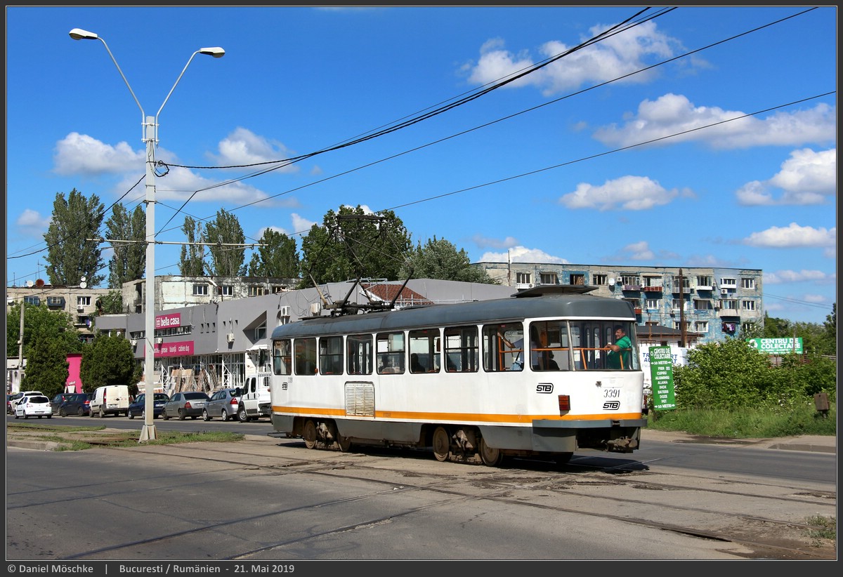 Бухарест - Илфов, Tatra T4R № 3391