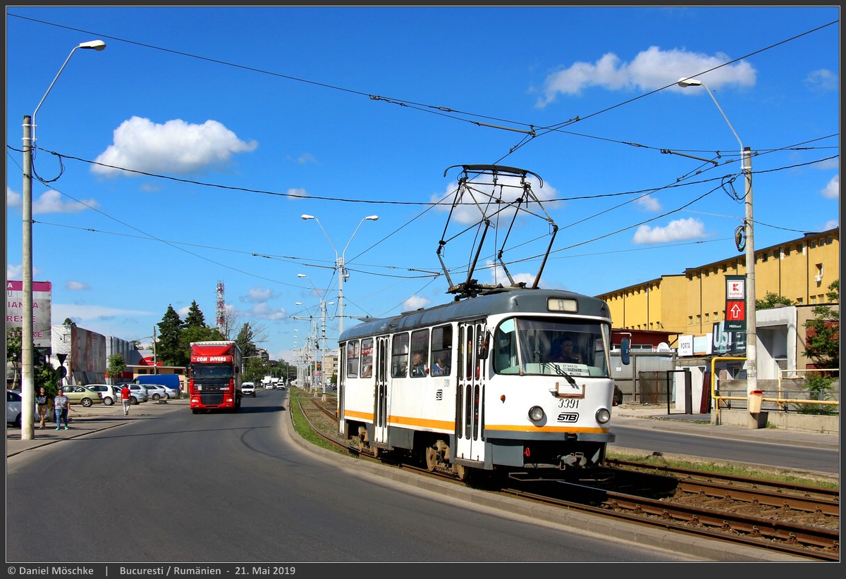 Бухарест - Илфов, Tatra T4R № 3391