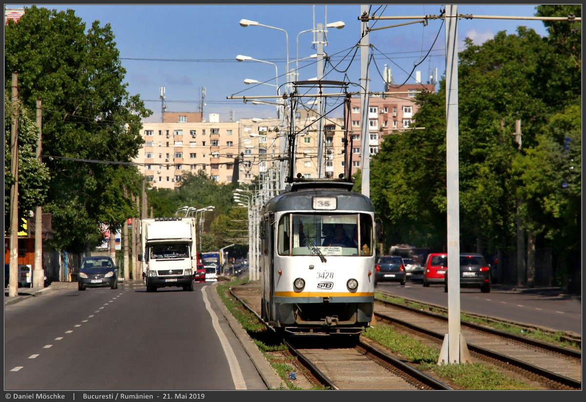Бухарест - Илфов, Tatra T4R № 3428