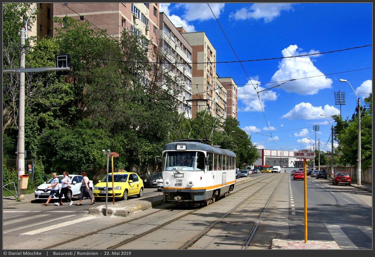 Бухарест - Илфов, Tatra T4R № 3381