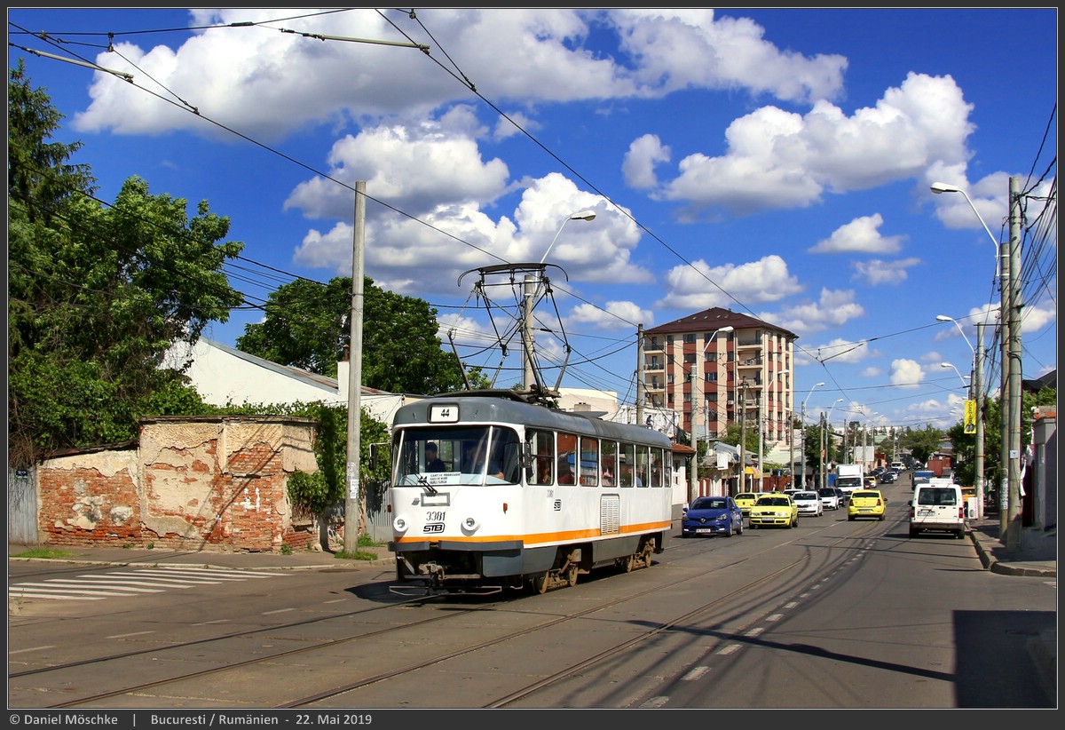 Бухарест - Илфов, Tatra T4R № 3381