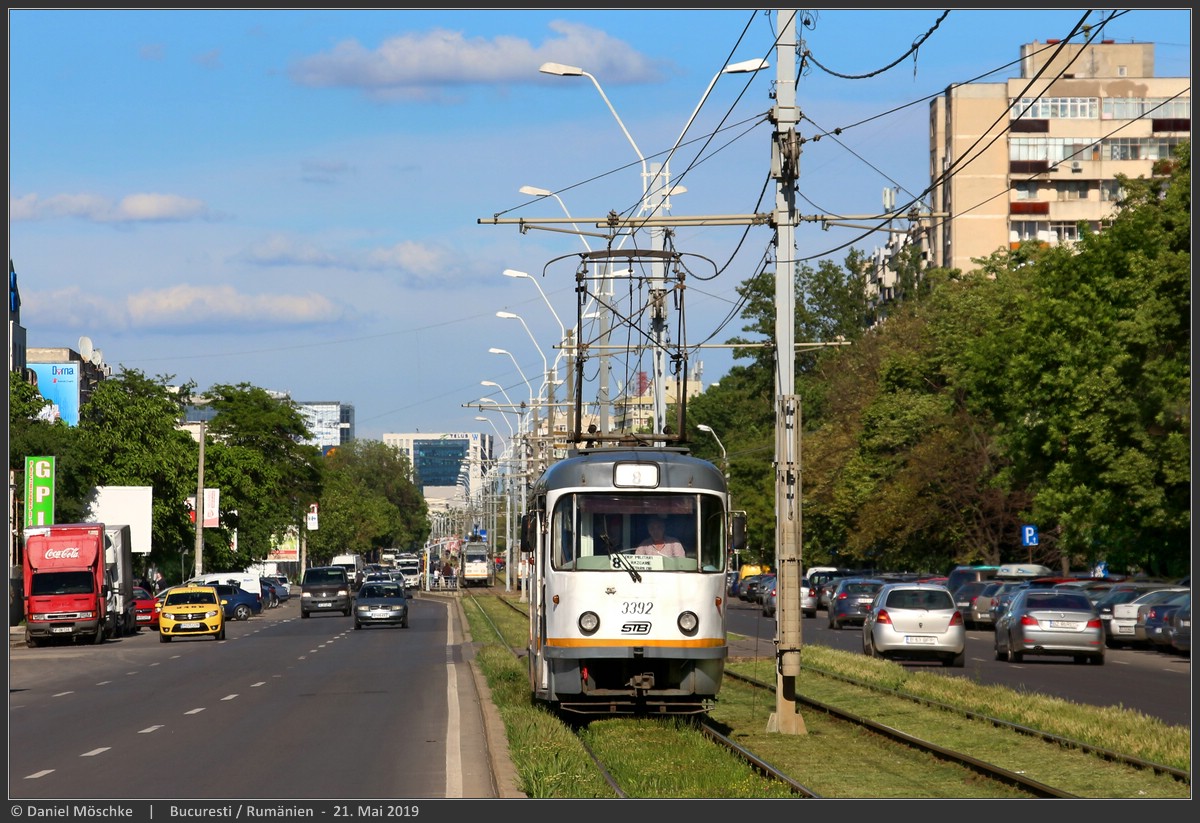 Бухарест - Илфов, Tatra T4R № 3392