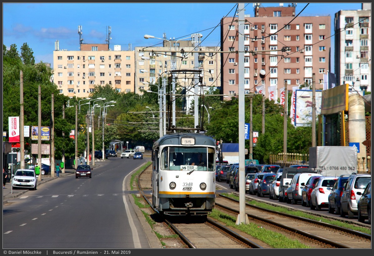 Бухарест - Илфов, Tatra T4R № 3348