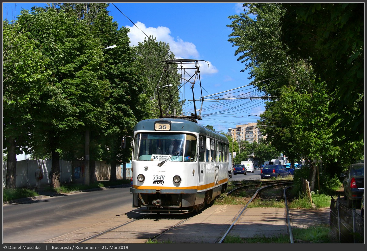 Бухарест - Илфов, Tatra T4R № 3348