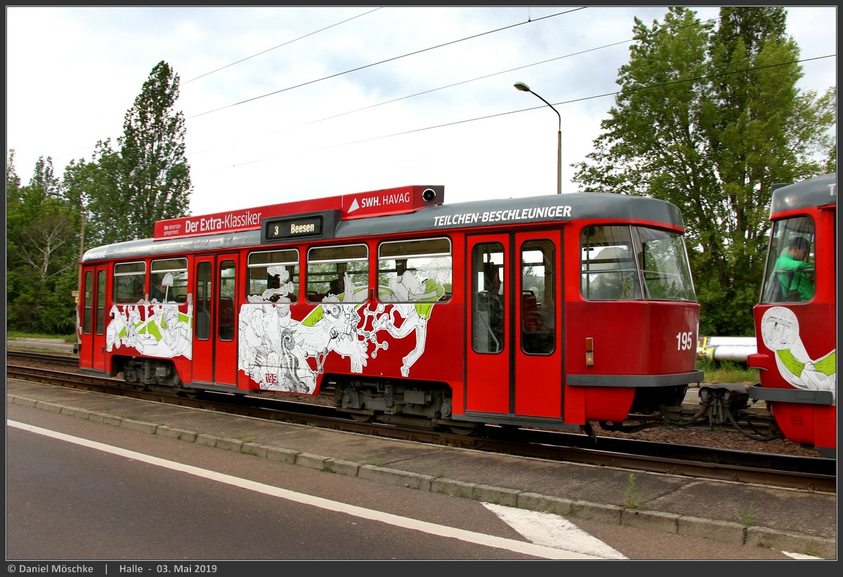 Галле, Tatra B4DC № 195