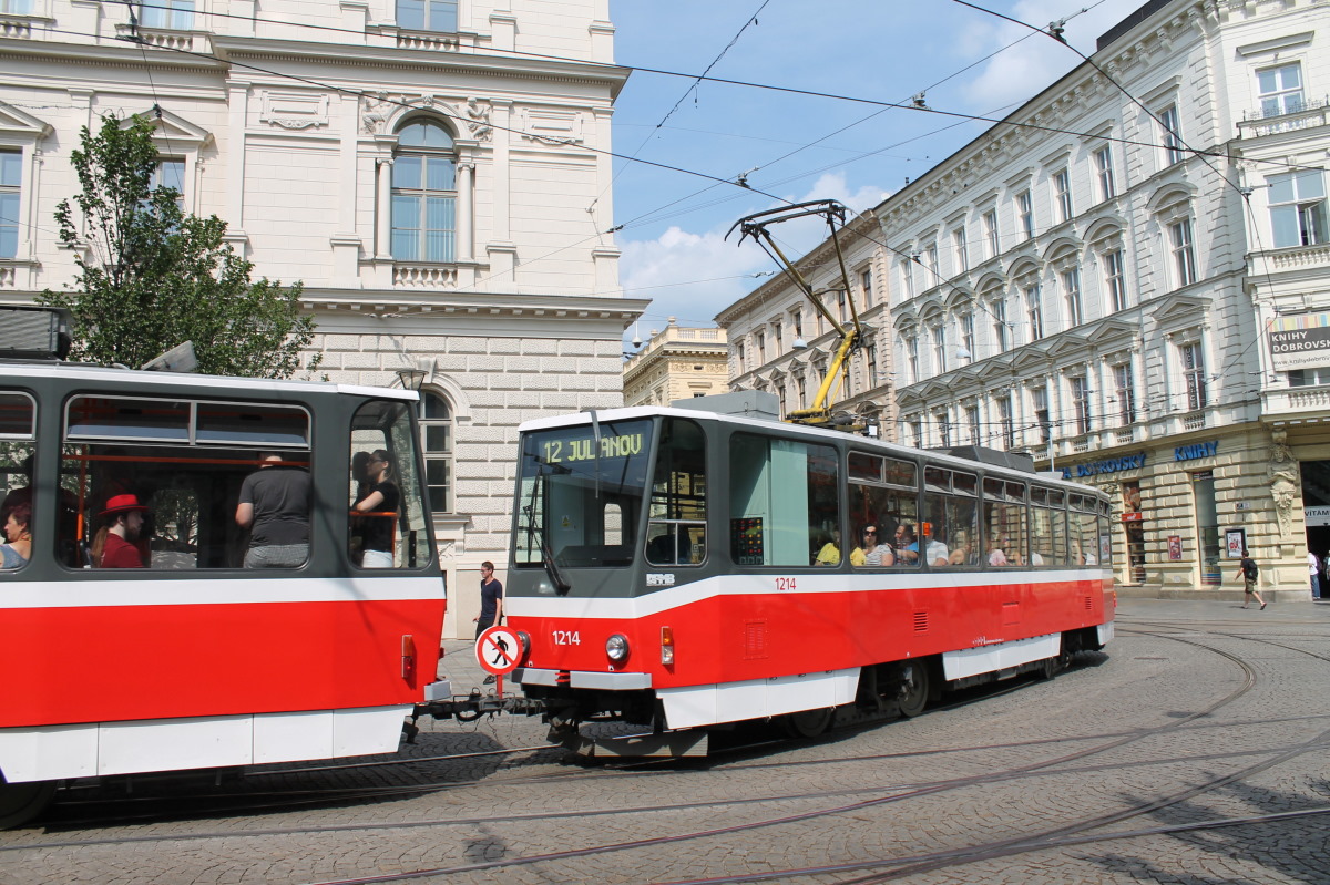 Брно, Tatra T6A5 № 1214