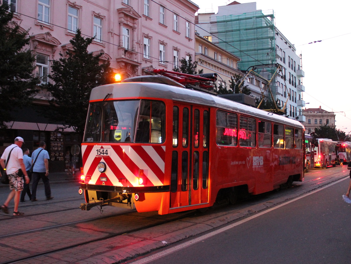 Брно, Tatra T3M № 1544; Брно — Streetparty 150 — празднование 150-летия городского транспорта в г. Брно