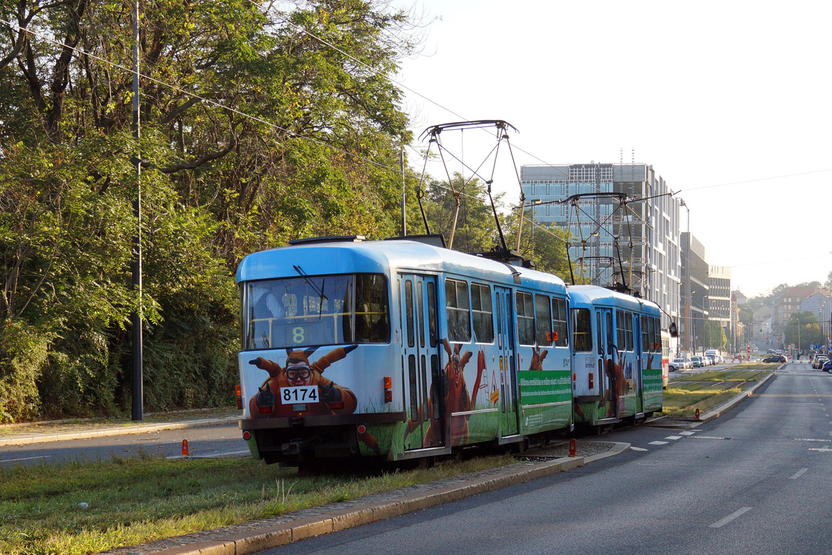 Прага, Tatra T3R.PV № 8174