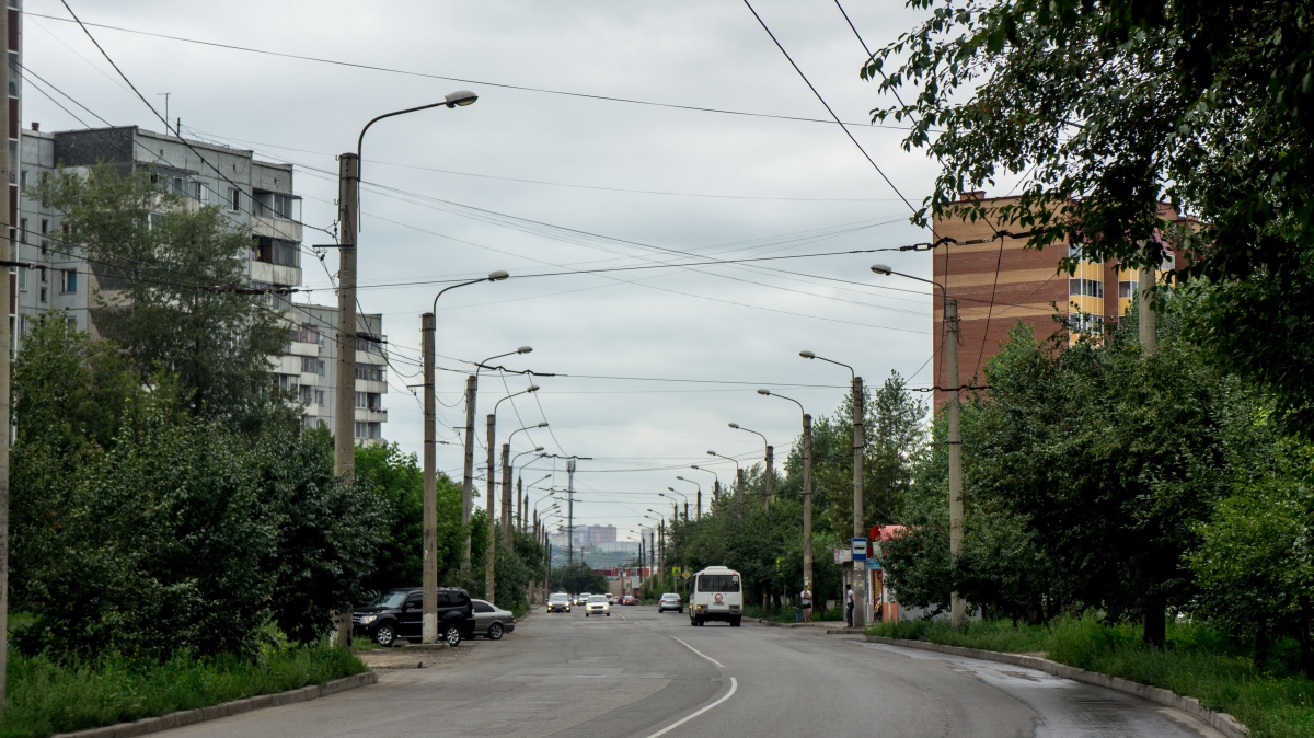 Krasnojarsk — Trolleybus Lines and Infrastructure
