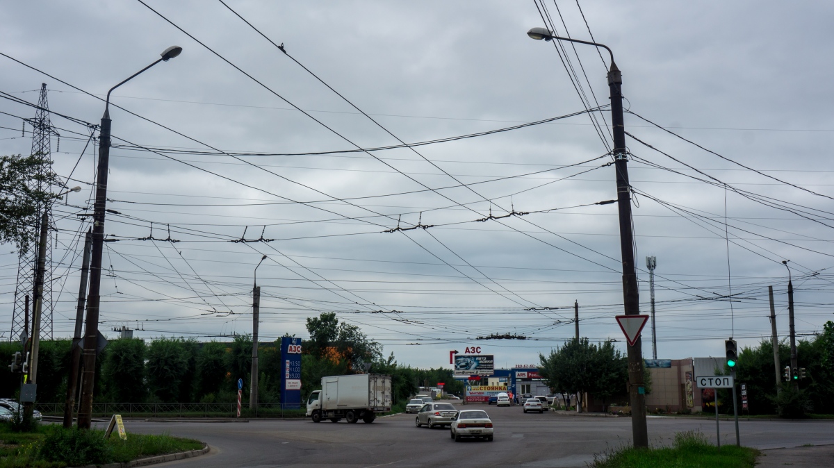 Красноярск — Canned trolleybus lines; Красноярск — Trolleybus Lines and Infrastructure