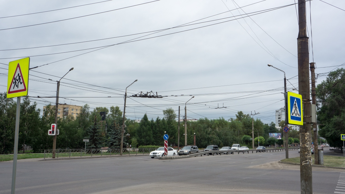 Красноярск — Canned trolleybus lines; Красноярск — Trolleybus Lines and Infrastructure
