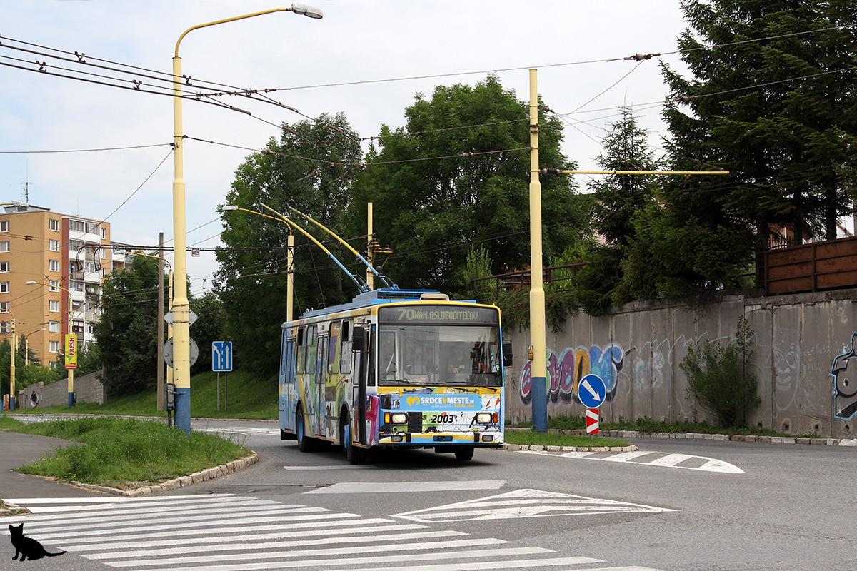 Košice, Škoda 14Tr17/7M č. 2003; Košice — Košice Trolleybus day / Košický trolejbusový deň