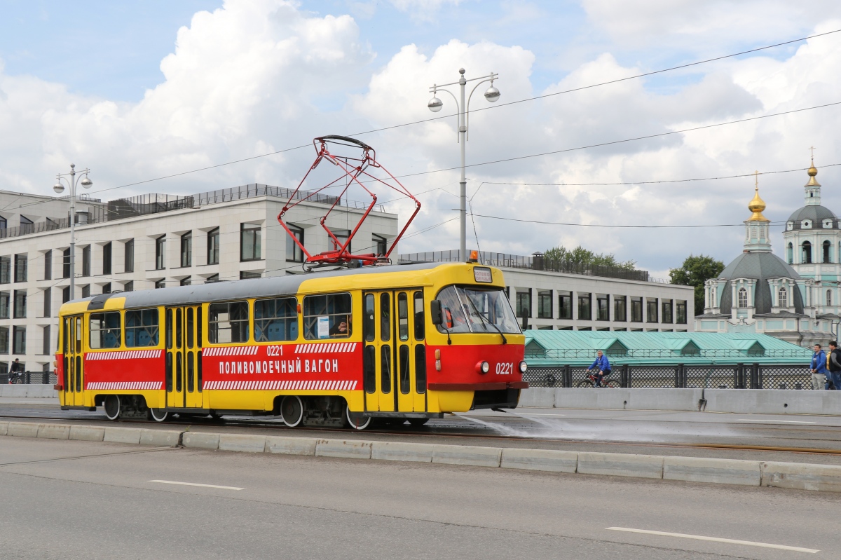 Москва, Tatra T3SU № 0221; Москва — День Московского транспорта 13 июля 2019