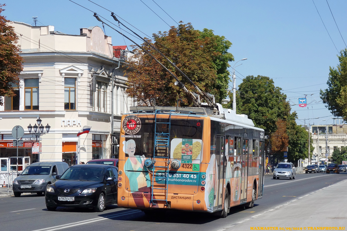 Крымский троллейбус, Богдан Т70110 № 4322