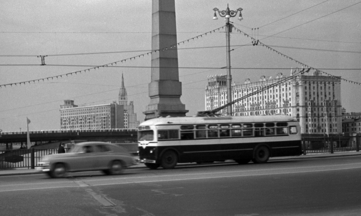 Москва — Исторические фотографии — Трамвай и Троллейбус (1946-1991)