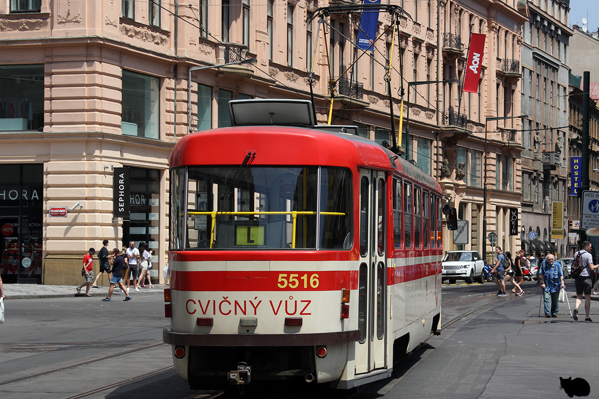 Прага, Tatra T3R.P № 5516