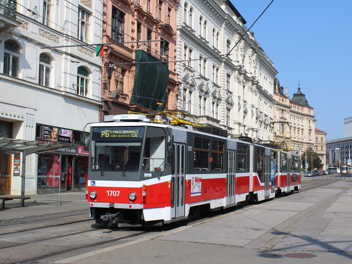 Brno, Tatra KT8D5R.N2 č. 1707