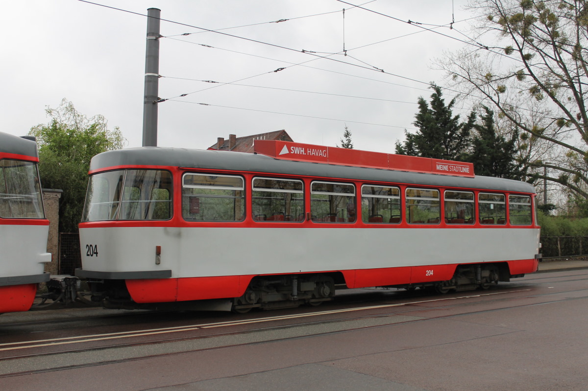 Галле, Tatra B4DC № 204; Галле — Юбилей: 125 лет электрических трамваев в Галле (17.04.2016)