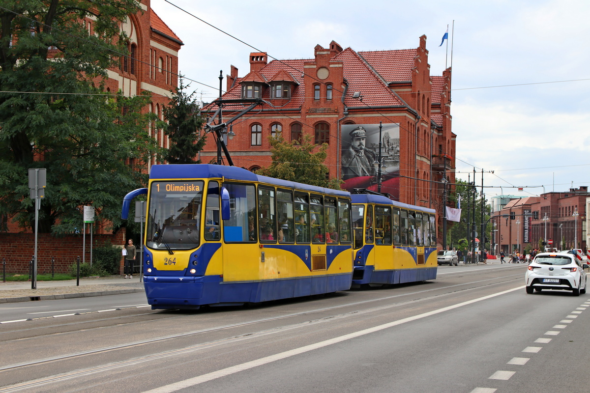 Торунь, Konstal 805NaND № 264; Торунь, Konstal 805NaND № 265