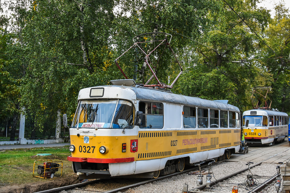 Москва, Tatra T3SU № 0327