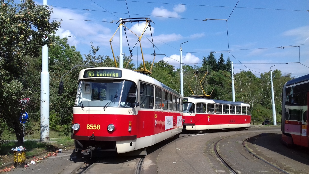 Прага, Tatra T3R.P № 8558