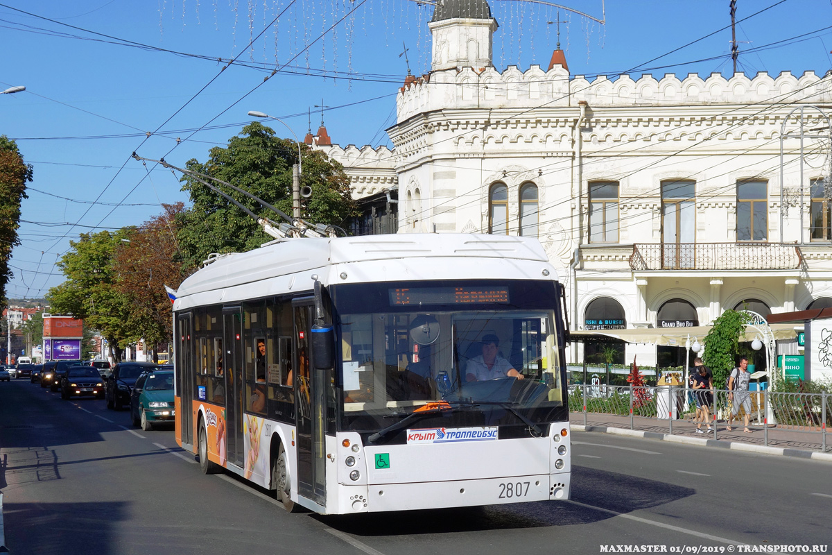 Trolleybus de Crimée, Trolza-5265.03 “Megapolis” N°. 2807