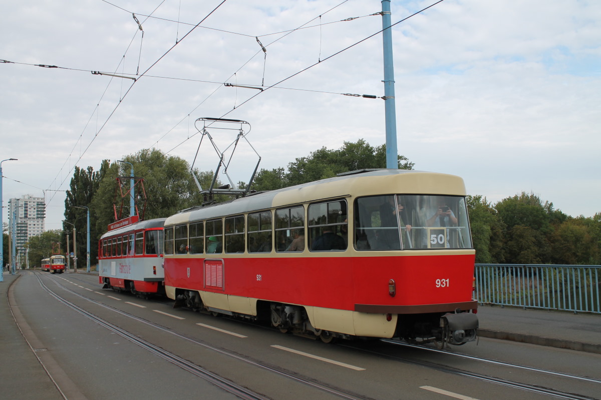 Галле, Tatra T4D № 931; Галле — Юбилей: 50 лет вагонов «Татра Т4Д» в Галле (07.09.2019)