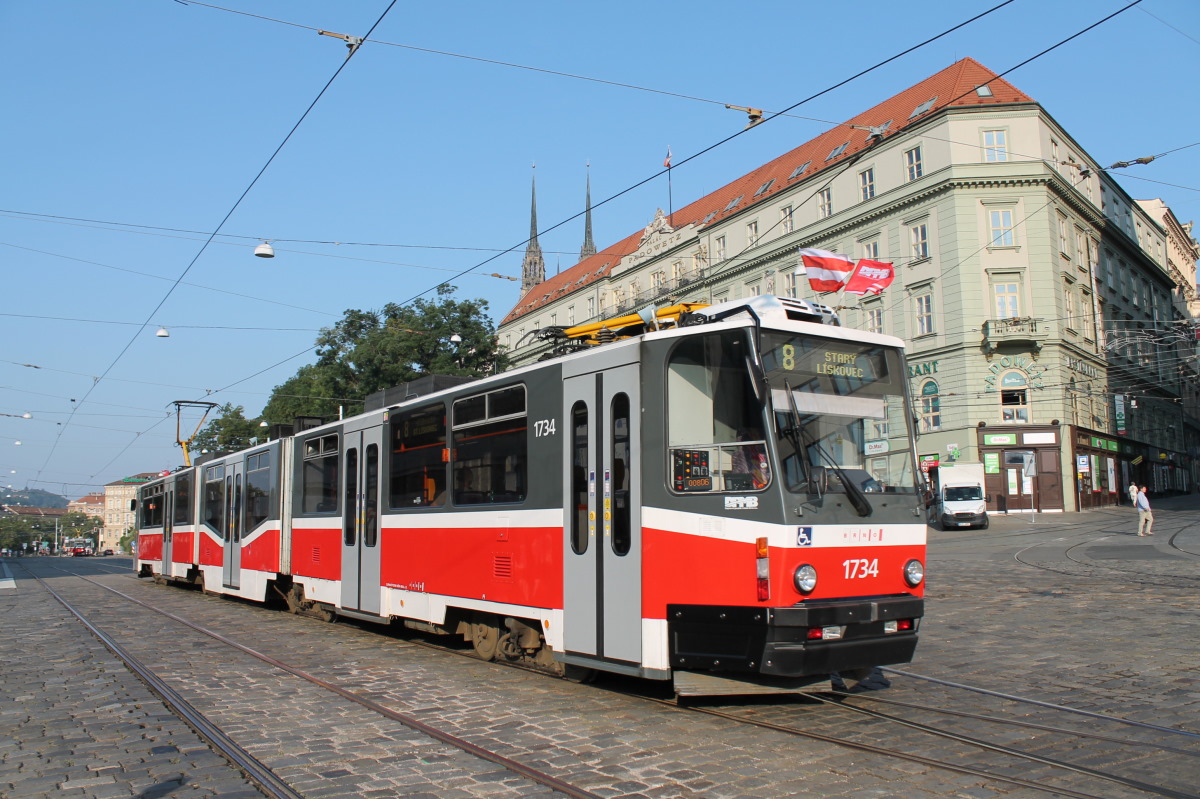 Брно, Tatra KT8D5N № 1734