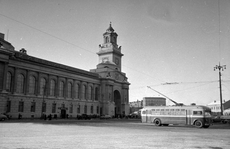Москва — Исторические фотографии — Трамвай и Троллейбус (1946-1991)