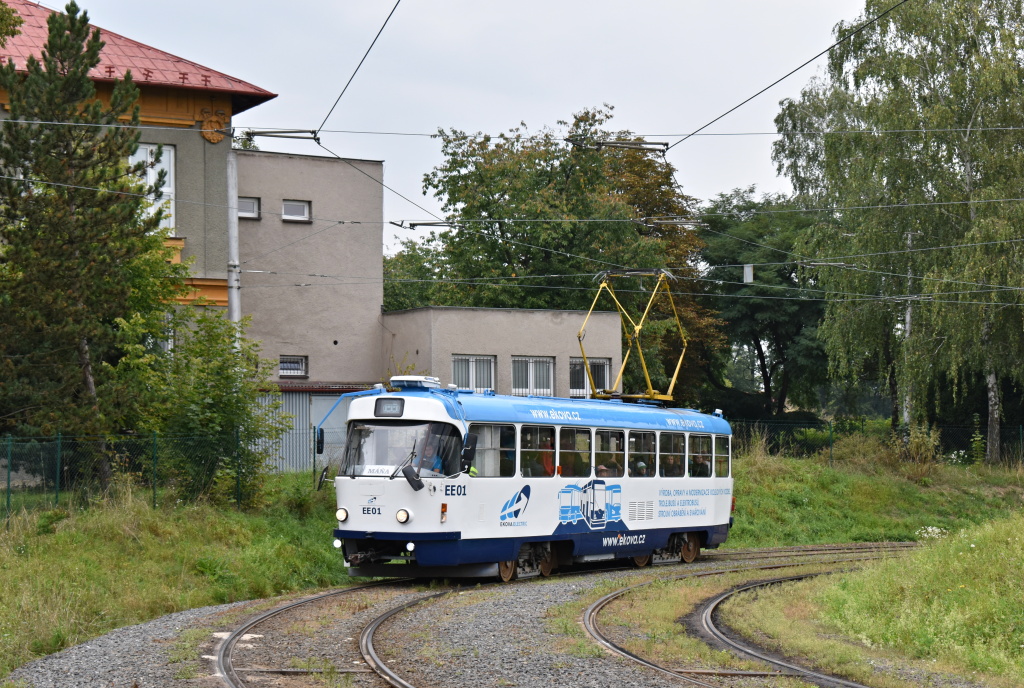 Ostrava, Tatra T3G N°. EE01; Ostrava — Ostrava public transport workers' day 2019
