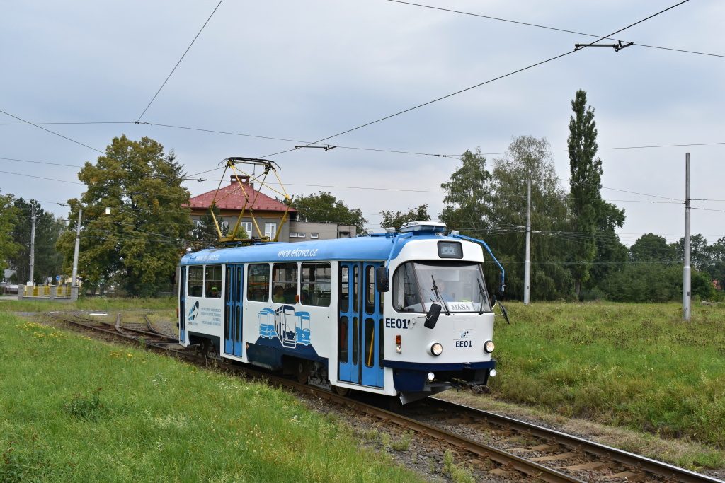 Ostrava, Tatra T3G N°. EE01; Ostrava — Ostrava public transport workers' day 2019