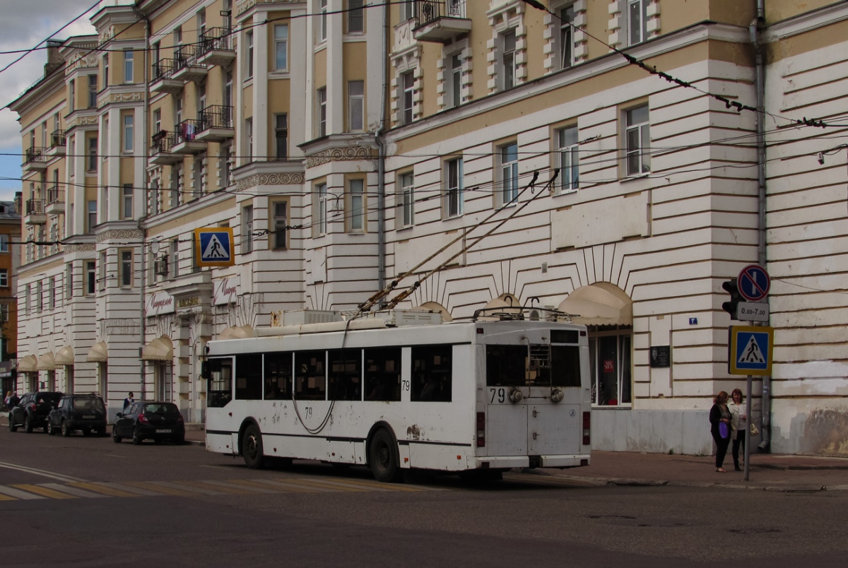 Tver, Trolza-5275.03 “Optima” # 79; Tver — The last years of the Tver trolleybus (2019 — 2020); Tver — Trolleybus lines: Central district
