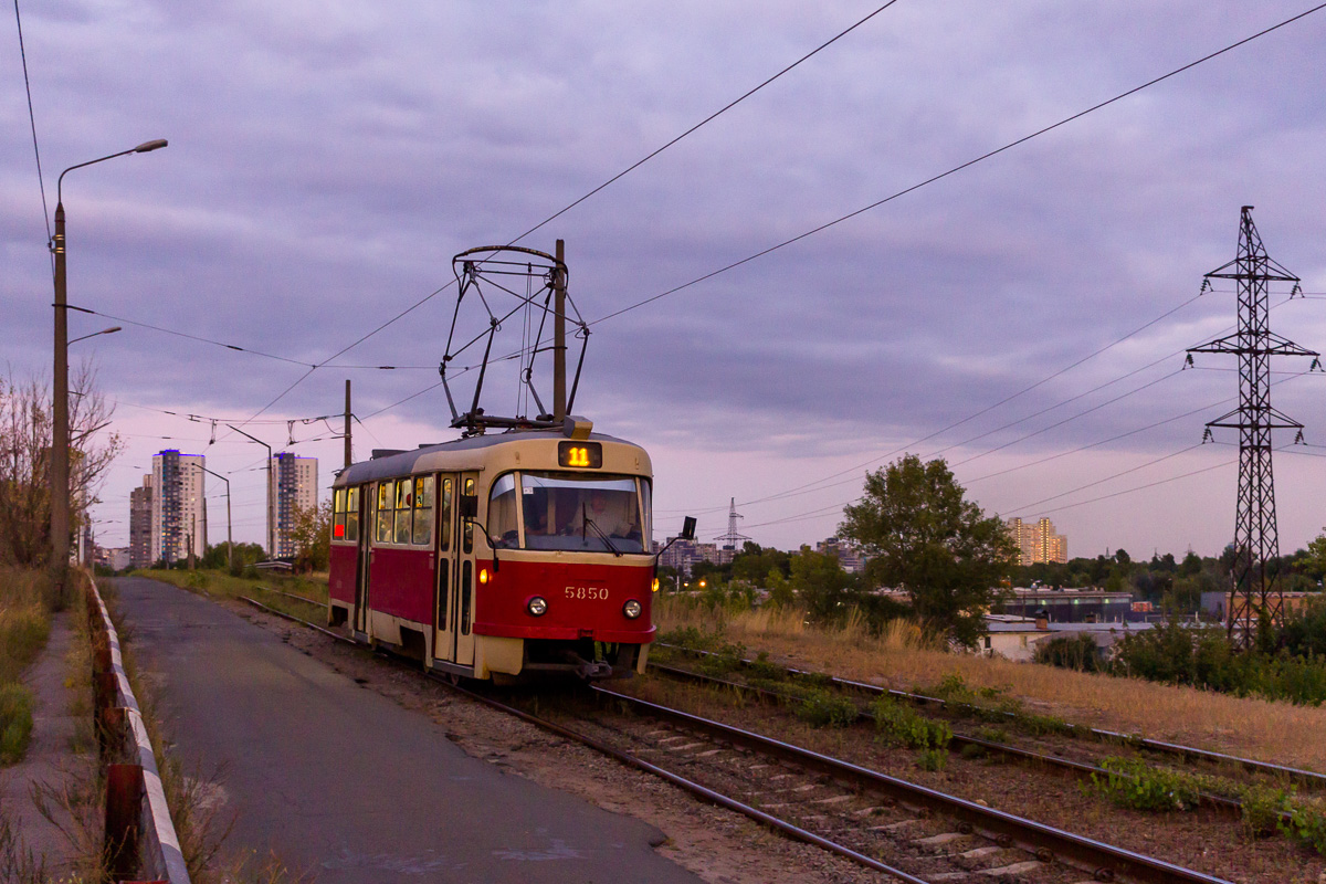Киев, Tatra T3SU № 5850 Киев, Tatra T3SU № 5850