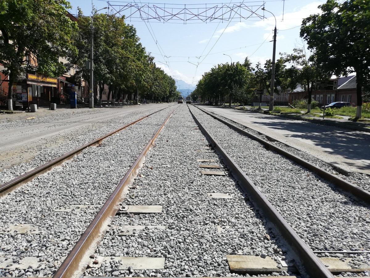 Vladikavkaz — Construction, repair and reconstruction of tram lines