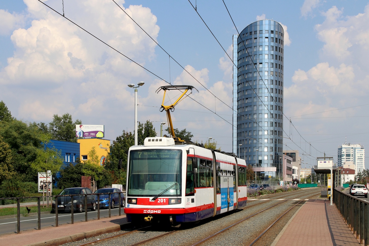 Оломоуц, Škoda 03T1 Astra № 201