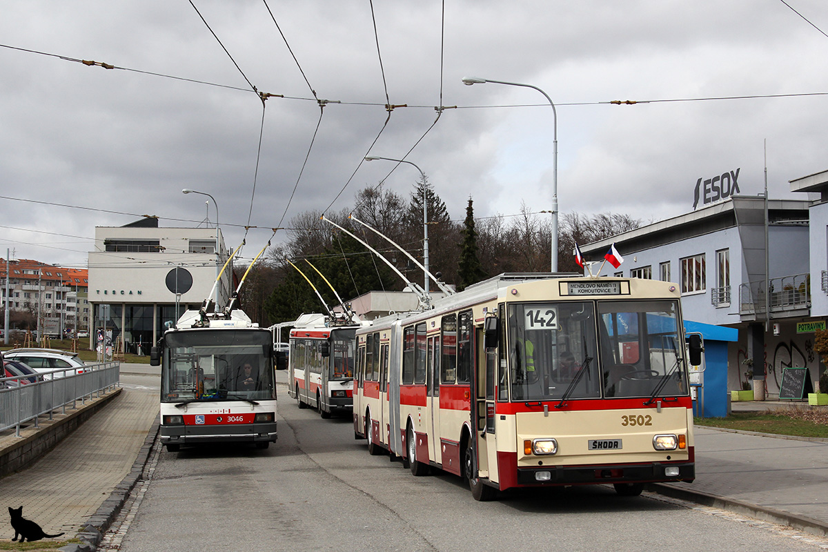 Брно, Škoda 15Tr02/6 № 3502; Брно — Покатушки на 15Tr 3504 и 3502