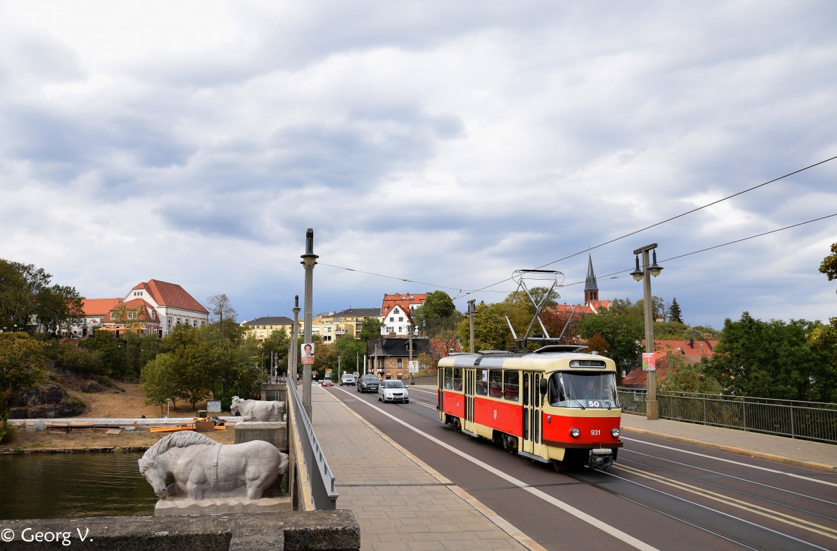 Галле, Tatra T4D № 931; Галле — Юбилей: 50 лет вагонов «Татра Т4Д» в Галле (07.09.2019)