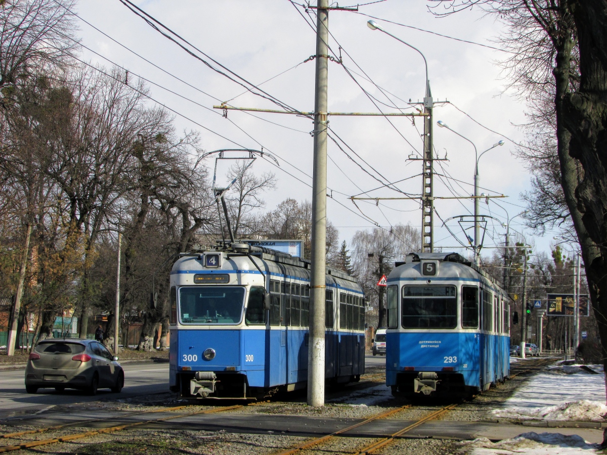 Vinnytsia, SWS/SIG/BBC Be 4/6 "Mirage" # 300; Vinnytsia, SWS/SIG/BBC Be 4/6 "Mirage" # 293