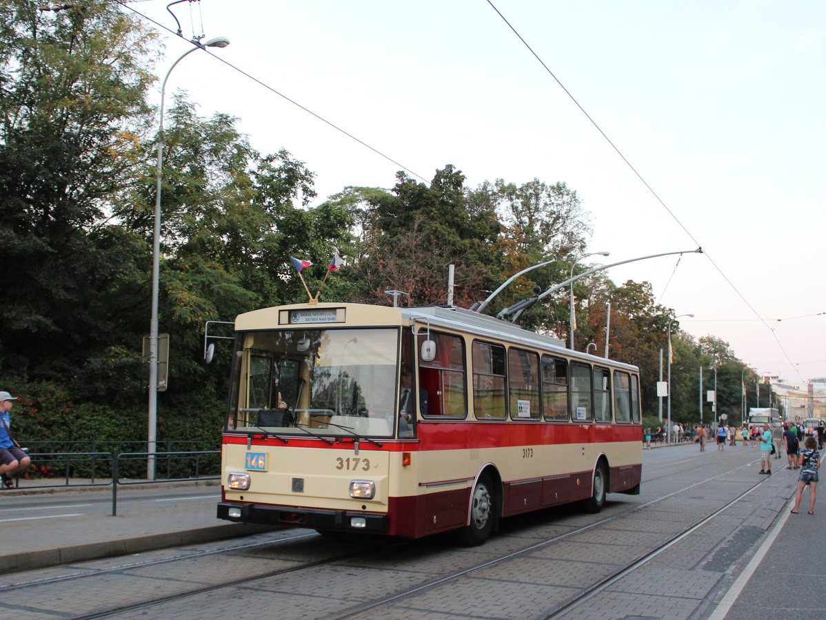 Брно, Škoda 14Tr01 № 3173; Брно — Streetparty 150 — празднование 150-летия городского транспорта в г. Брно