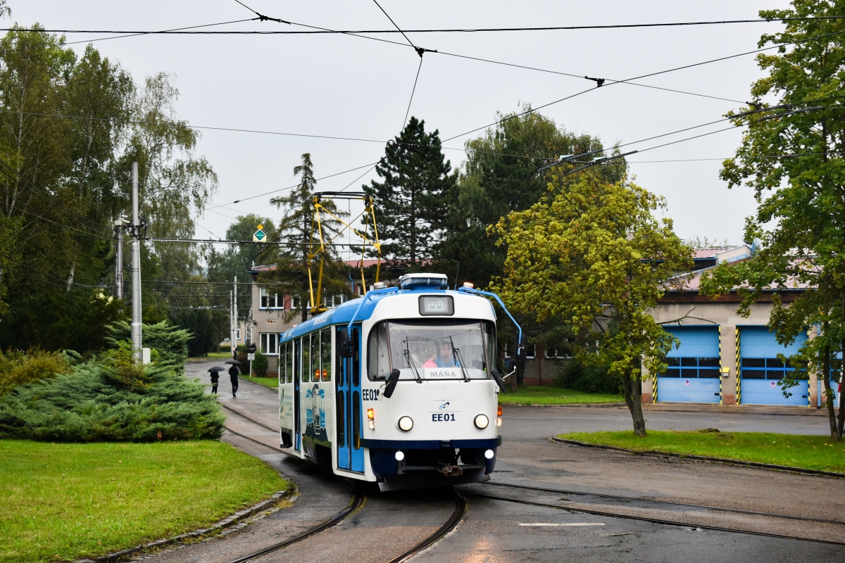 Ostrava, Tatra T3G N°. EE01; Ostrava — Ostrava public transport workers' day 2019