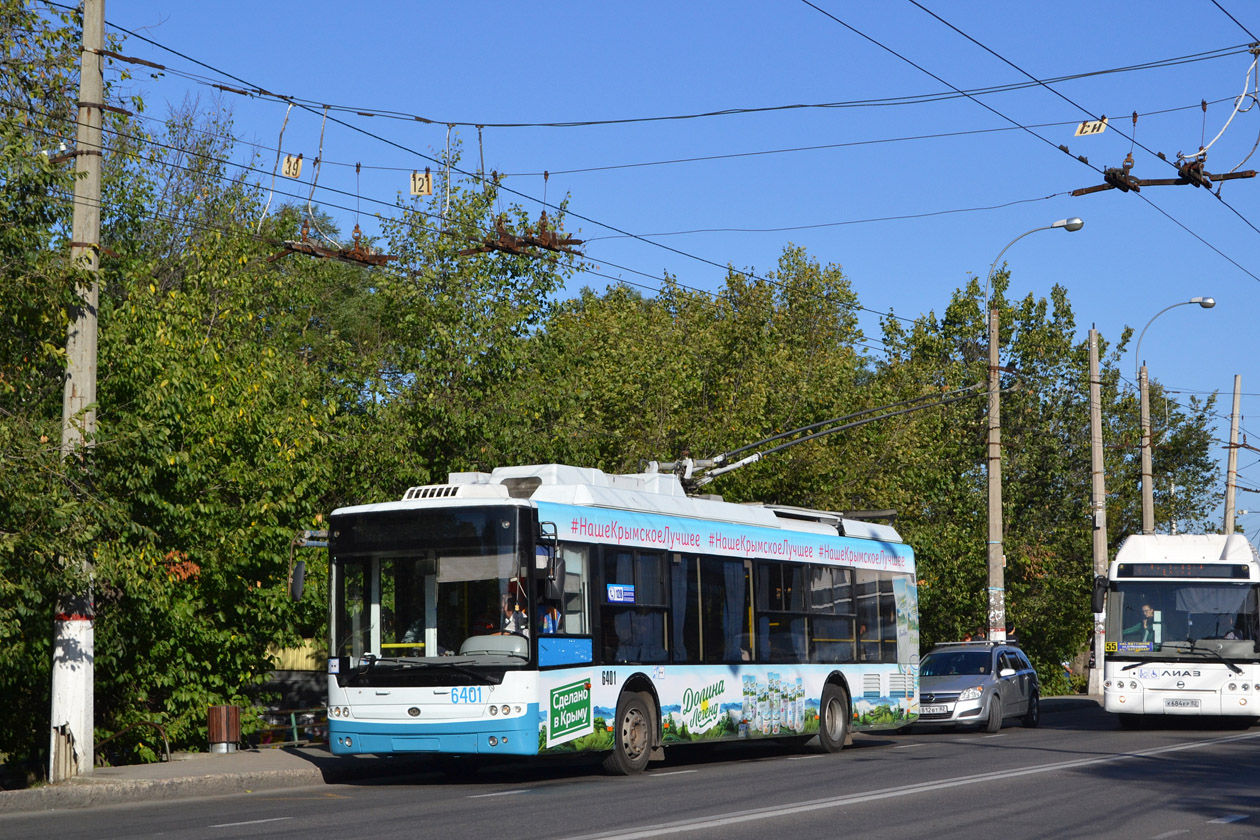 Крымский троллейбус, Богдан Т70115 № 6401