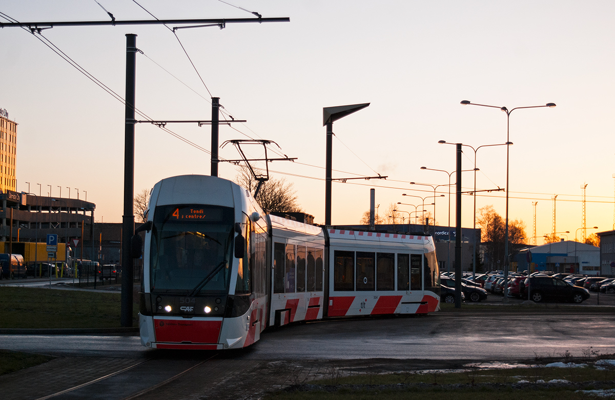 Таллин, CAF Urbos AXL № 504